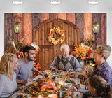 7x5FT Fall Thanksgiving Backdrop Pumpkin Patch Barn Photo Background Party Decor