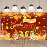 Happy Fall Banner 72x44 Inch Thanksgiving Party Backdrop Autumn Festival Decor