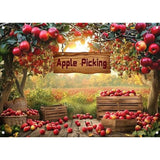 70.8x47.2in Apple Orchard Backdrop Fall Thanksgiving Party Decorations