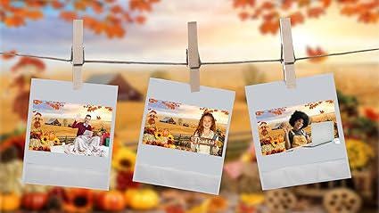 7x5ft Thanksgiving Photography Backdrop Pumpkin Decoration Fall Party Banner Background