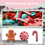 150-Piece Pastel Christmas Balloon Garland Kit with Pink, Green & Brown Balloons for Party
