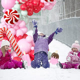 Christmas Balloon Arch Kit: Pink, Red & Green Holiday Decor