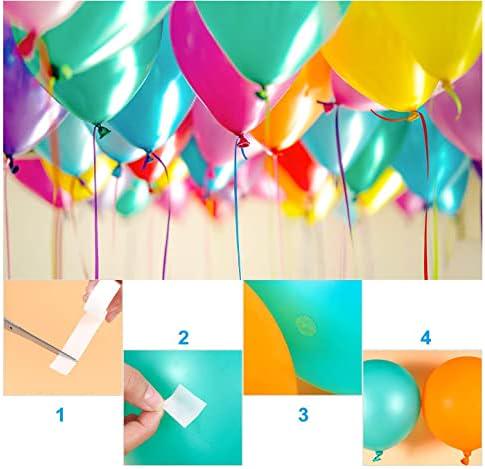 Balloon Arch Garland Kit: Strips, Clips, Glue Dots, and Tie Tools (2-Pack)