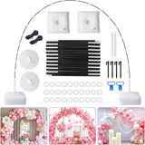 7.4FT Balloon Arch Stand Kit with Base for Wedding Baby Shower Birthday Party Decor