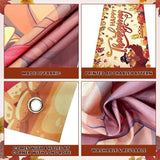 Happy Thanksgiving Banner Backdrop 72x44in for Fall Harvest Party Decor