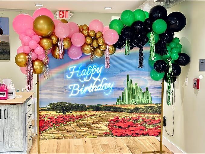 Pink and Green Balloons 50pcs 12inch Pastel White Gold for Baby Shower Wedding Party