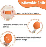 Sage Green Orange Balloon Arch Kit for Fall Baby Shower Birthday and Wedding Decor