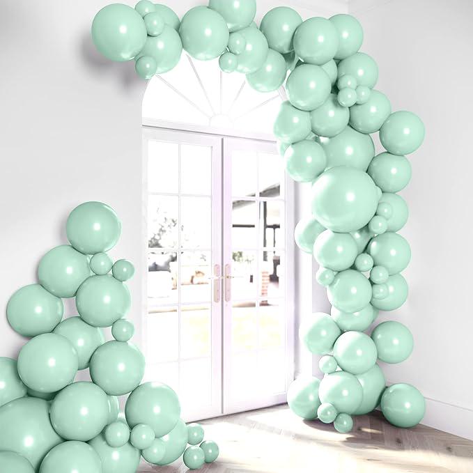 Pastel Mint Balloon Garland 90 Pcs for Birthday Graduation and Party Decor