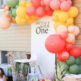 Dusty Pink & Green Balloon Set: 35-Piece Party Decor