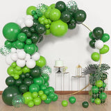 Green Balloon Arch Kit 153 Pcs for Baby Shower Birthday and Jungle Party Decor