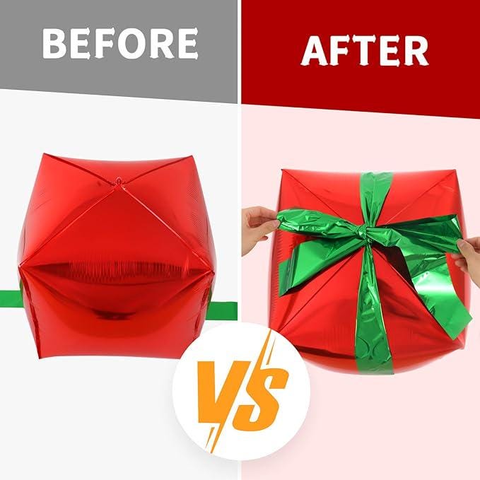 32PCS Candy Cane Swirl Foil Balloons Set for Christmas and Candy Theme Party Decor