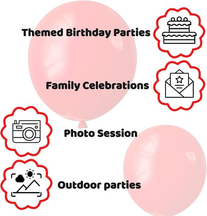 110PCS Red Latex Balloons 12 Inch for Birthday Valentine Wedding Party Decorations