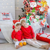 15PCS Mini Christmas Foil Balloons Set with Santa Reindeer Tree Snowman for Holiday Party