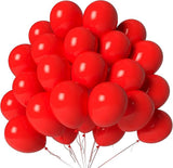 100PCS Red Latex Balloons 12 Inch for Graduation Wedding Valentine Christmas and Party Decorations