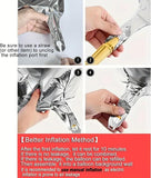 50PCS Christmas Balloon Arch Kit Red Green Square Foil Balloons for Party Decor