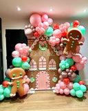 Christmas Balloon Arch Kit: Pink, Red & Green Holiday Decor