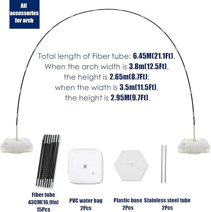 Adjustable Balloon Arch Kit with Heavy Base: Party Decoration