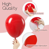 Red Balloon Arch Kit: 120 Latex Balloons for Party Decor