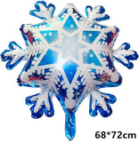 132-Piece Snowflake Balloon Arch Kit for Winter Wonderland Birthday Baby Shower Party