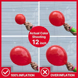 120-Piece Red Balloon Arch Kit in Various Sizes for Birthday Valentine Graduation Party Decor