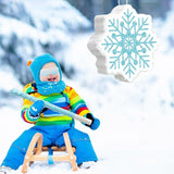 Winter Wonderland Christmas Pinata with Blindfold and Bat for Snowflake Theme Party