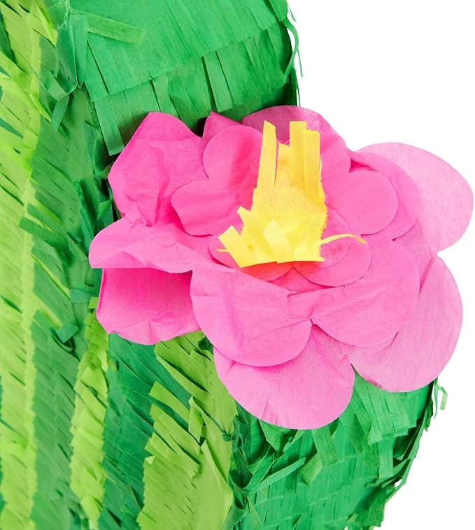 Cactus Piñata for Taco Party, Adult Party Fun, Easy Fill and Durable Design