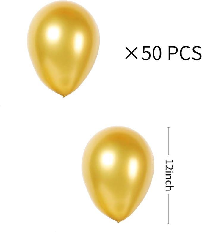 50PCS Dark Green Metallic Balloons Set for Forest and Party Decorations