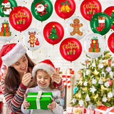 45PCS Christmas Latex Balloons Set for Holiday Birthday Party and Classroom Decorations