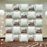 White & Silver Foil Balloon Wall Kit, Party Photo Booth Backdrop