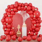 90pcs Red Balloon Garland Arch Kit for Wedding Birthday and Party Decorations