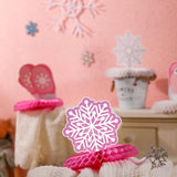Baby It’s Cold Outside Baby Shower Table Centerpieces 12pcs Pink White Snowflake Decor