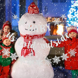 Silver "Baby It's Cold Outside" Snowflake Banner for Winter Wonderland Baby Shower