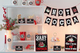 Winter Hot Cocoa Bar Kit, Baby Shower Decor