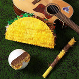 Taco Piñata with Stick, Blindfold for Mexican Birthday and Cinco de Mayo Fun