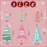 6PCS Christmas Wooden Signs Tree Tabletop Centerpieces Home Party Decor