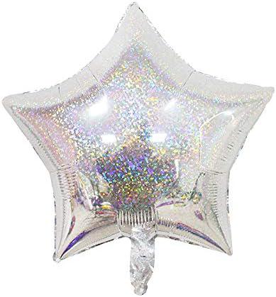 118-Piece Snowflake Balloon Arch Kit Silver Blue White Winter Party Decor