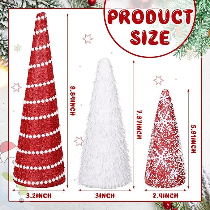 15PCS Christmas Hanging Paper Lanterns Indoor Xmas Party Decor
