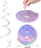 28 Pack Iridescent Ceiling Swirl Foil Hanging Streamers Party Celebration Decorations