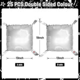Silver Foil Balloon Wall Double Sided Arch Kit Birthday Graduation Party Decor