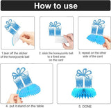 Frozen Winter Snowflake Table Centerpieces 8pcs Birthday Party Decorations