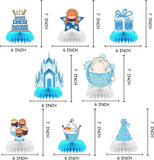 Frozen Winter Snowflake Table Centerpieces 8pcs Birthday Party Decorations