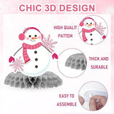 Baby It’s Cold Outside Baby Shower Table Centerpieces Snowflake Honeycomb Girl Decor