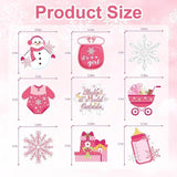Baby It’s Cold Outside Baby Shower Table Centerpieces Snowflake Honeycomb Girl Decor