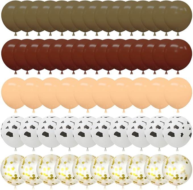 Farm Latex Dalmatian Balloons 60 Pack 12 Inch Confetti Party Decorations