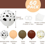 Farm Latex Dalmatian Balloons 60 Pack 12 Inch Confetti Party Decorations