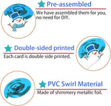 40pcs Winter Wonderland Hanging Swirls for Christmas Holiday Party Decorations