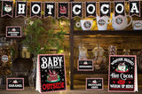 Winter Hot Cocoa Bar Kit, Baby Shower Decor