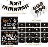 Hot Cocoa Bar Kit, Winter Holiday Party Decor