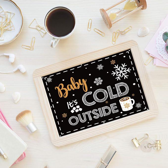 Hot Cocoa Bar Kit, Winter Holiday Party Decor