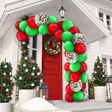 Christmas Balloon Arch Kit 129Pcs Red Green Confetti Balloons for Holiday Party